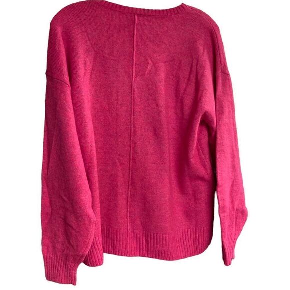 VINCE CAMUTO Women’s Pink Sweater V-Neck New Without Tags Size Small - Picture 9 of 11